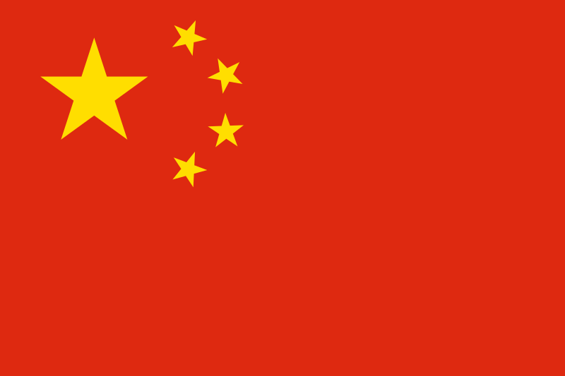 China Flag the KA the Kick Algoritms Global Football Rating
