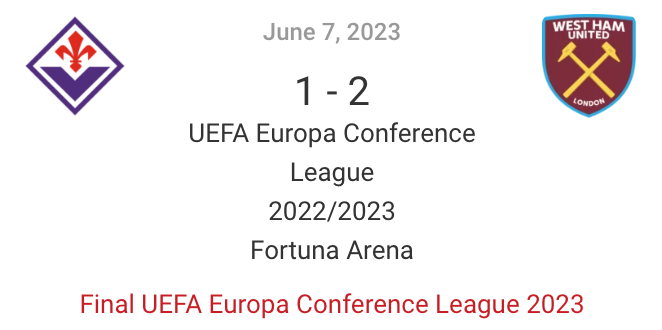 Final UEFA Europa Conference League 2023 →