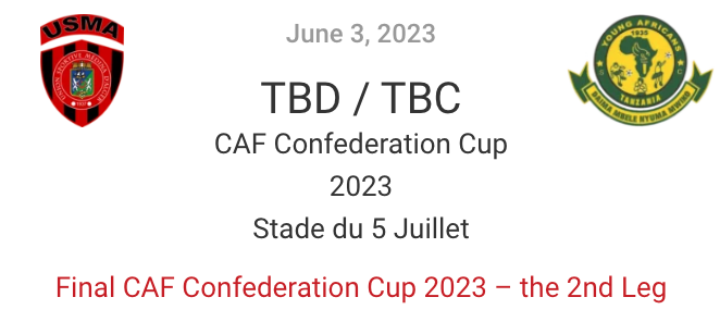 Final Final CAF Confederation Cup 2023 the 2nd Leg →