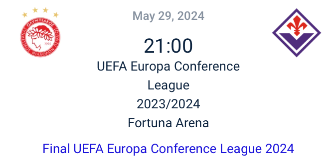 Final UEFA Europa Conference League 2024 →