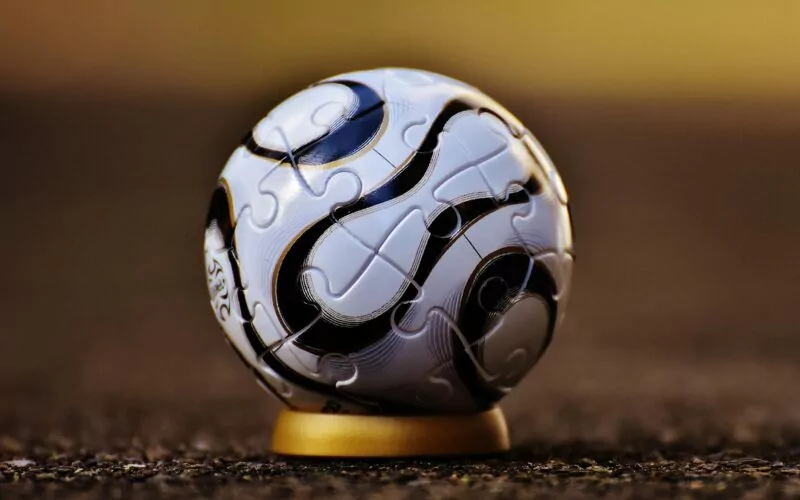 white and black soccer ball